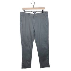 J. Crew Men's Straight Fit Flex Chino Pants H3186 Grey Size W34 L34